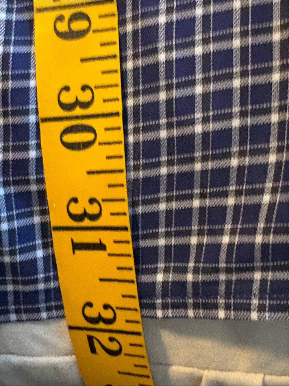 Ermenegildo Zegna dress shirt, men’s XL blue white black check Italian luxury - Picture 13 of 13